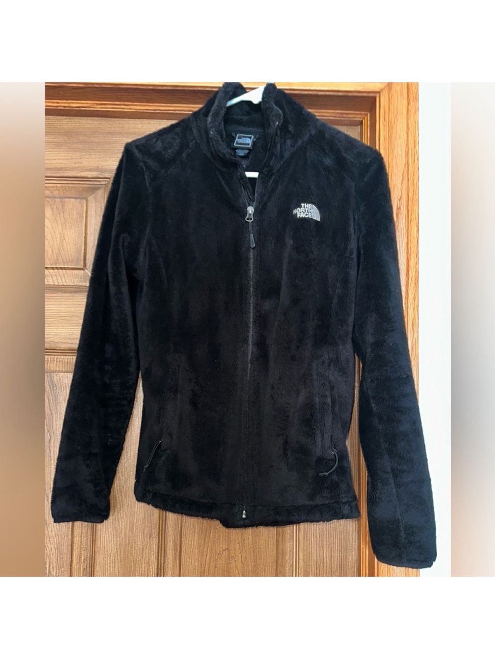 The North Face Women's Black Teddy Fleece Jacket fuzzy soft